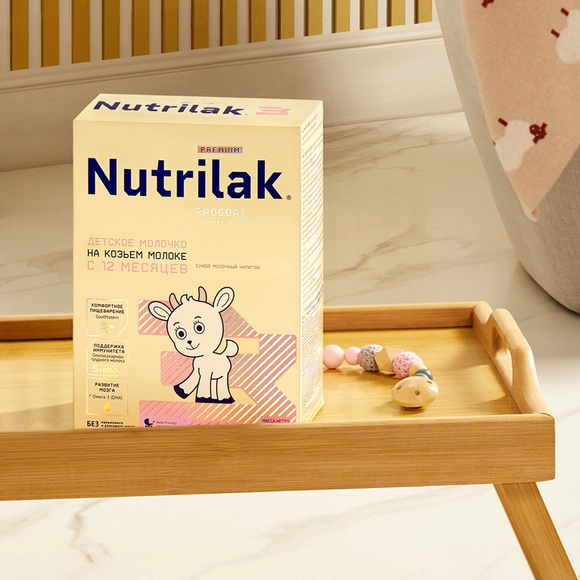 Echki sutidan tayyorlangan Nutrilak Premium 3 bolalar sutli ichimligi 